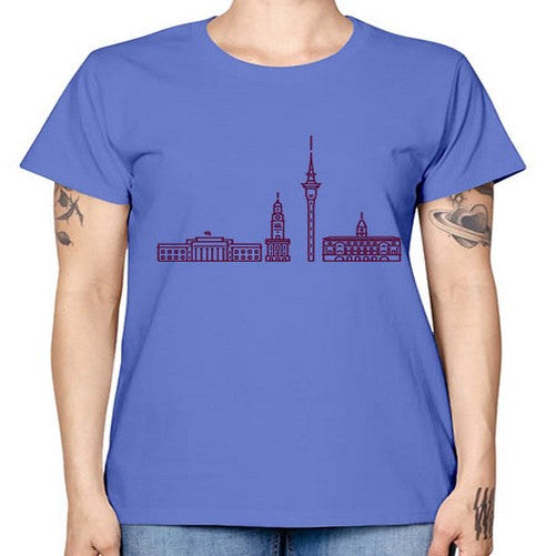 Auckland 376# - cities -  Missy T-Shirt