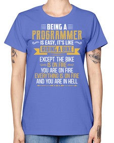 Being a Programmer 3# - computer -  Missy T-Shirt