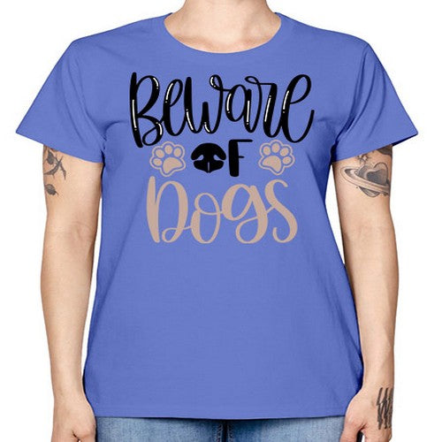 Beware Of Dogs Style 33# - dogs -  Missy T-Shirt