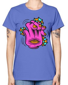 Bored high five 23# - cartoon general -  Missy T-Shirt