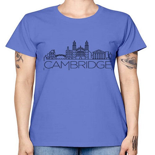 Cambridge Minimal Skyline copy 538# - cities -  Missy T-Shirt