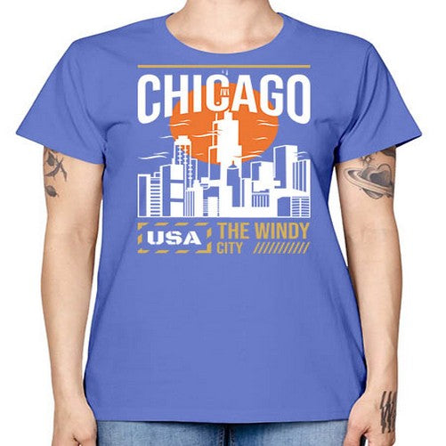 Chicago 571# - cities -  Missy T-Shirt