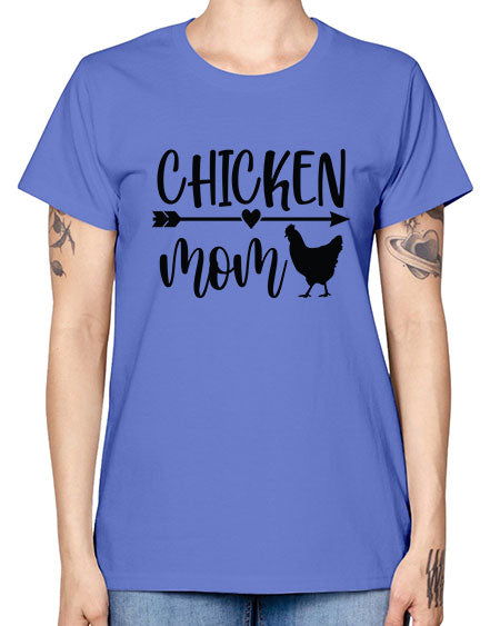 Chicken Mom - chicken -  Missy T-Shirt
