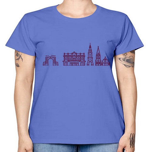 Christchurch 585# - cities -  Missy T-Shirt