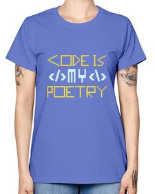 Code is my poetry 21# - computer -  Missy T-Shirt