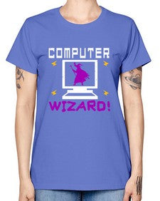 Computer wizard 52# - computer -  Missy T-Shirt