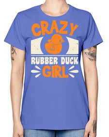 Crazy Rubber Duck Girl Style 4# - ducks -  Missy T-Shirt