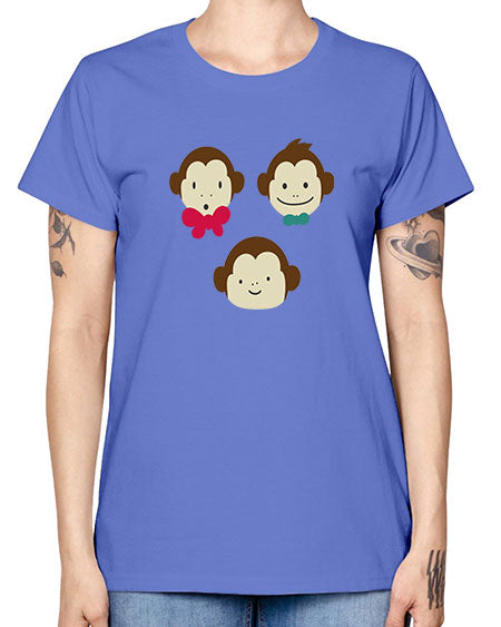 Cute_little_monkeys_5425 - monkey -  Missy T-Shirt