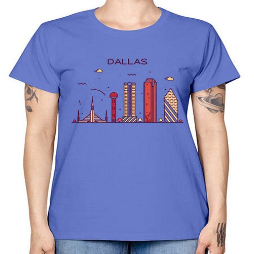 Dallas 646# - cities -  Missy T-Shirt