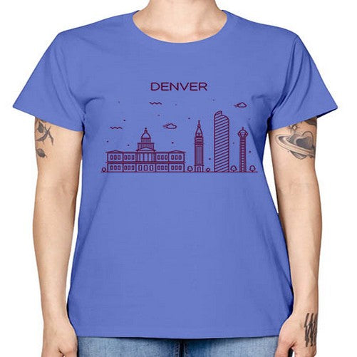 Denver 659# - cities -  Missy T-Shirt