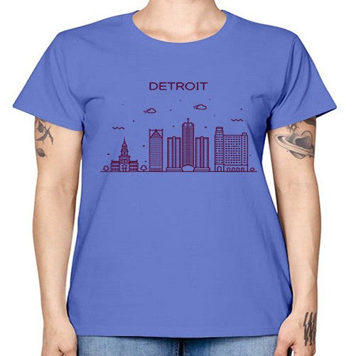 DetroitMI 663# - cities -  Missy T-Shirt