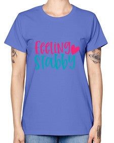 Feeling Stabby Nurse Style 780# - nurse -  Missy T-Shirt