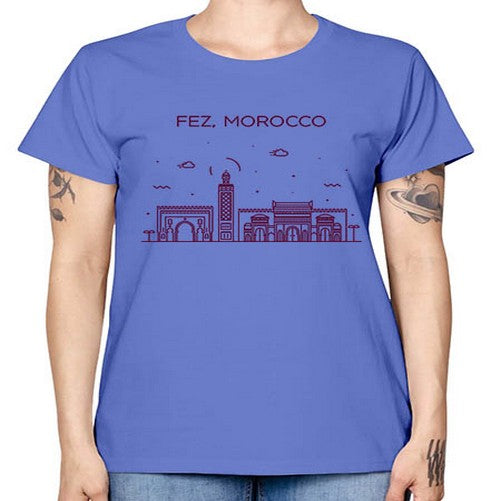 Fez 718# - cities -  Missy T-Shirt