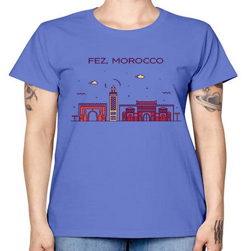 Fez 720# - cities -  Missy T-Shirt