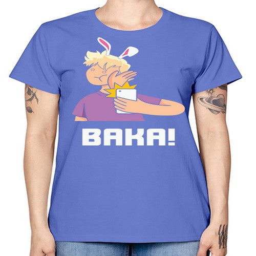 Funny Anime Baka Rabbit Slap Anime 228# - anime -  Missy T-Shirt