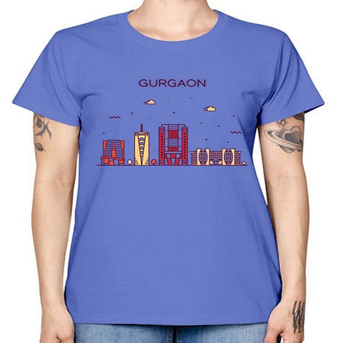 Gurgaon 799# - cities -  Missy T-Shirt