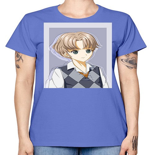 Handsome and cool boy with uniform 34# - anime -  Missy T-Shirt