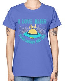I love alien and blade runner 18# - ufo -  Missy T-Shirt