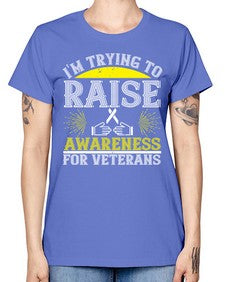 Im trying to raise awareness for veterans Style 43# - Self awareness -  Missy T-Shirt