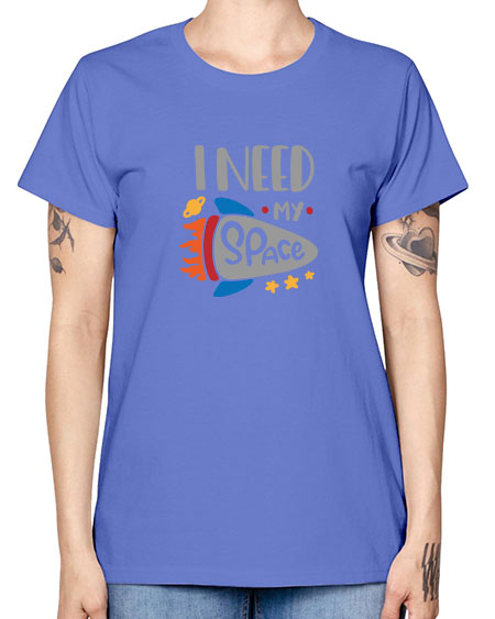 Ineedmyspace 17# - space -  Missy T-Shirt