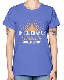 Intolerance is alien 29# - ufo -  Missy T-Shirt