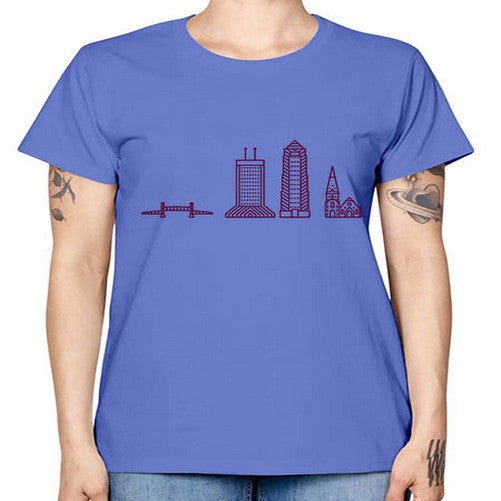 JacksonvilleFL 976# - cities -  Missy T-Shirt