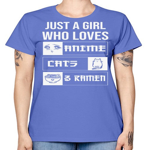 Just A Girl Who Loves 263# - anime -  Missy T-Shirt
