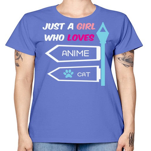 Just A Girl Who Loves Anime 264# - anime -  Missy T-Shirt