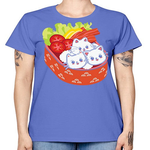 Kawaii Cat Boxed Lunch Anime Anime 266# - anime -  Missy T-Shirt