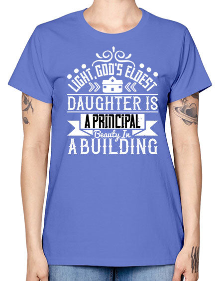 Light Gods eldest daughter is a principal beauty in a building Style 274# - architect -  Missy T-Shirt