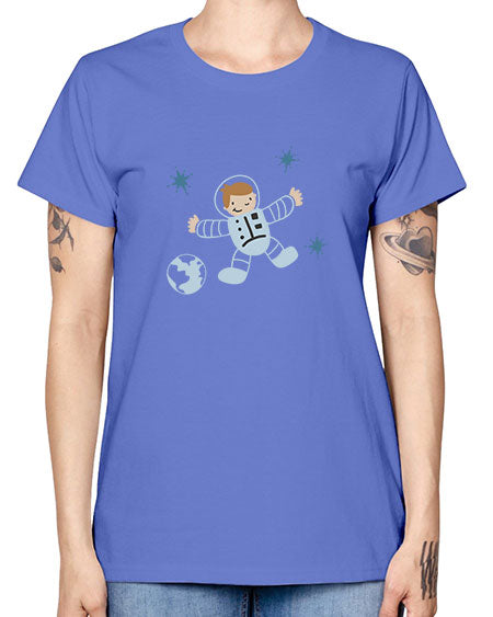 Littlespaceman 16# - space -  Missy T-Shirt