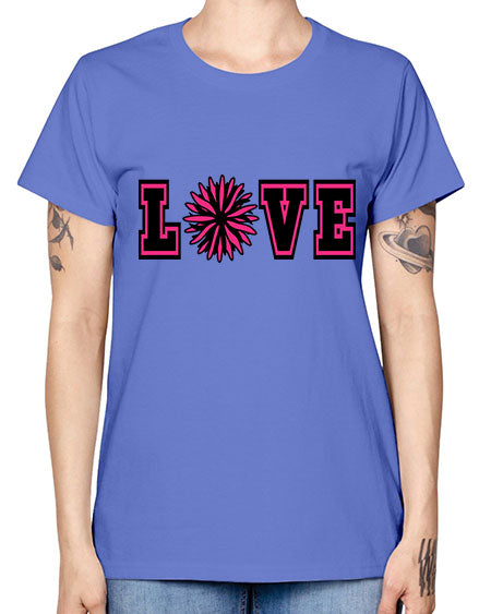 Love 694# - cheer -  Missy T-Shirt