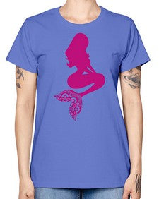 MermaidMandalaUpdated 933# - mandala -  Missy T-Shirt