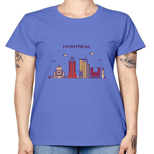 Montreal 1349# - cities -  Missy T-Shirt