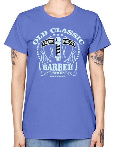 Old Classic Barber1285# - barber -  Missy T-Shirt