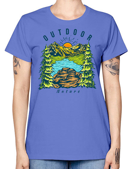 Outdoor Nature 17# - nature -  Missy T-Shirt