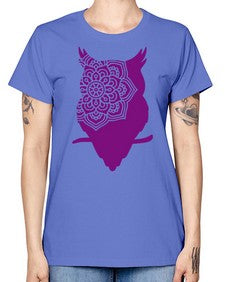 OwlMandalaUpdated 976# - mandala -  Missy T-Shirt