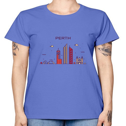 Perth 1598# - cities -  Missy T-Shirt
