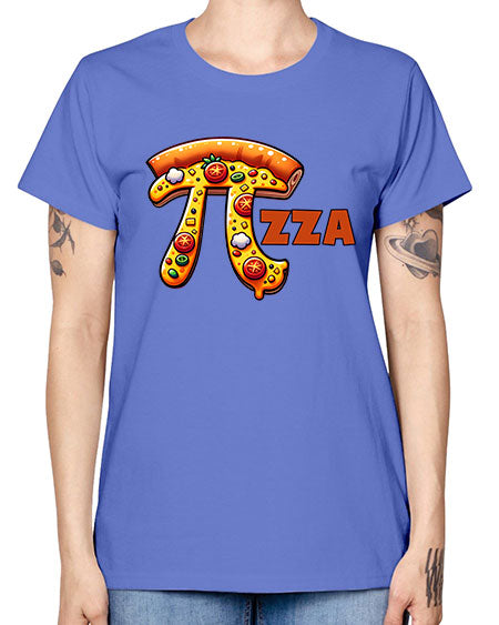 Pizza Pi Day Funny 40# - pi -  Missy T-Shirt