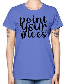 Point your toes 172# - ballet -  Missy T-Shirt