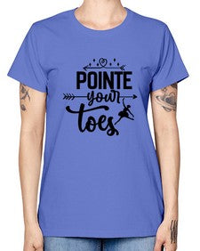 Pointe your toes 177# - ballet -  Missy T-Shirt