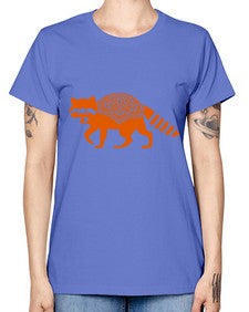 RacoonMandala 1010# - mandala -  Missy T-Shirt