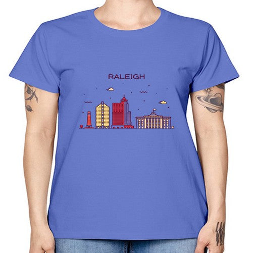 Raleigh 1710# - cities -  Missy T-Shirt