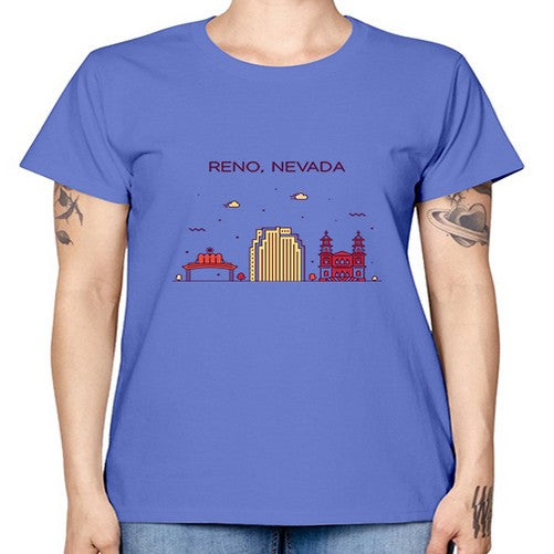 Reno 1714# - cities -  Missy T-Shirt