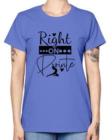 Right on pointe 182# - ballet -  Missy T-Shirt