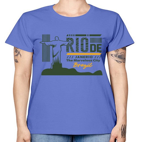 Rio de Janerio 1734# - cities -  Missy T-Shirt