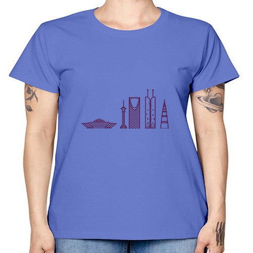 Riyadh 1740# - cities -  Missy T-Shirt
