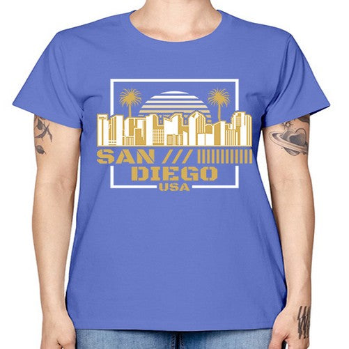San Diego 1775# - cities -  Missy T-Shirt