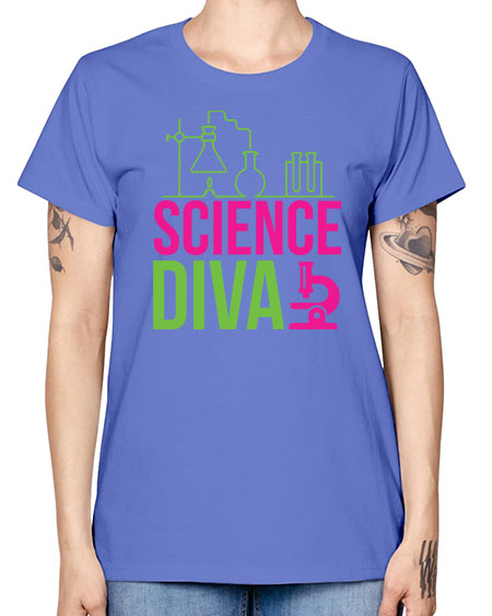 Science Diva 128# - general science -  Missy T-Shirt