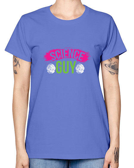 Science Guy 113# - general science -  Missy T-Shirt